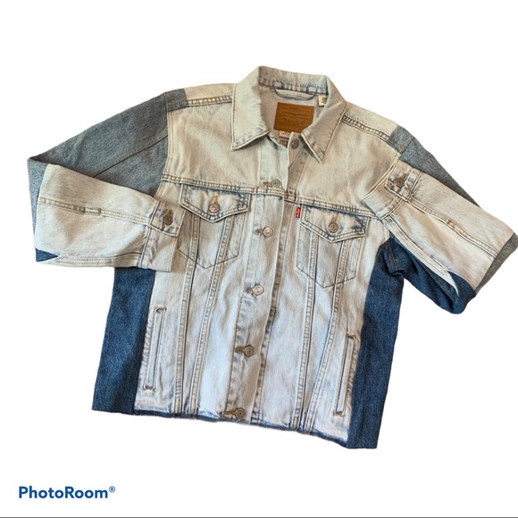 Levi’s Patch Raw Hem Trucker Jacket - Picture 2 of 2